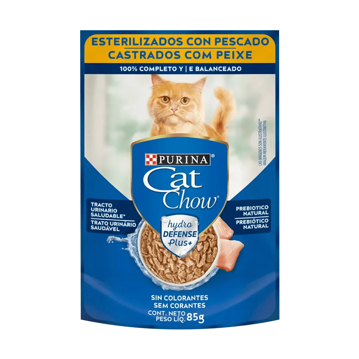 SOBRE CAT CHOW CASTRADOS PESCADO 85GR